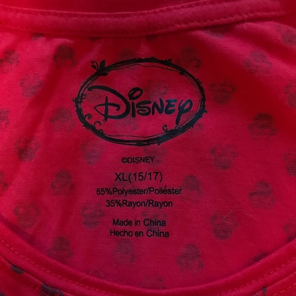 Disney Red & Black Minnie Mouse Tank Top Size XL - Picture 4 of 4